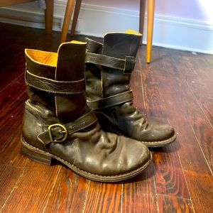 Fiorentini+Baker Size 37 Brown Wrap Boot